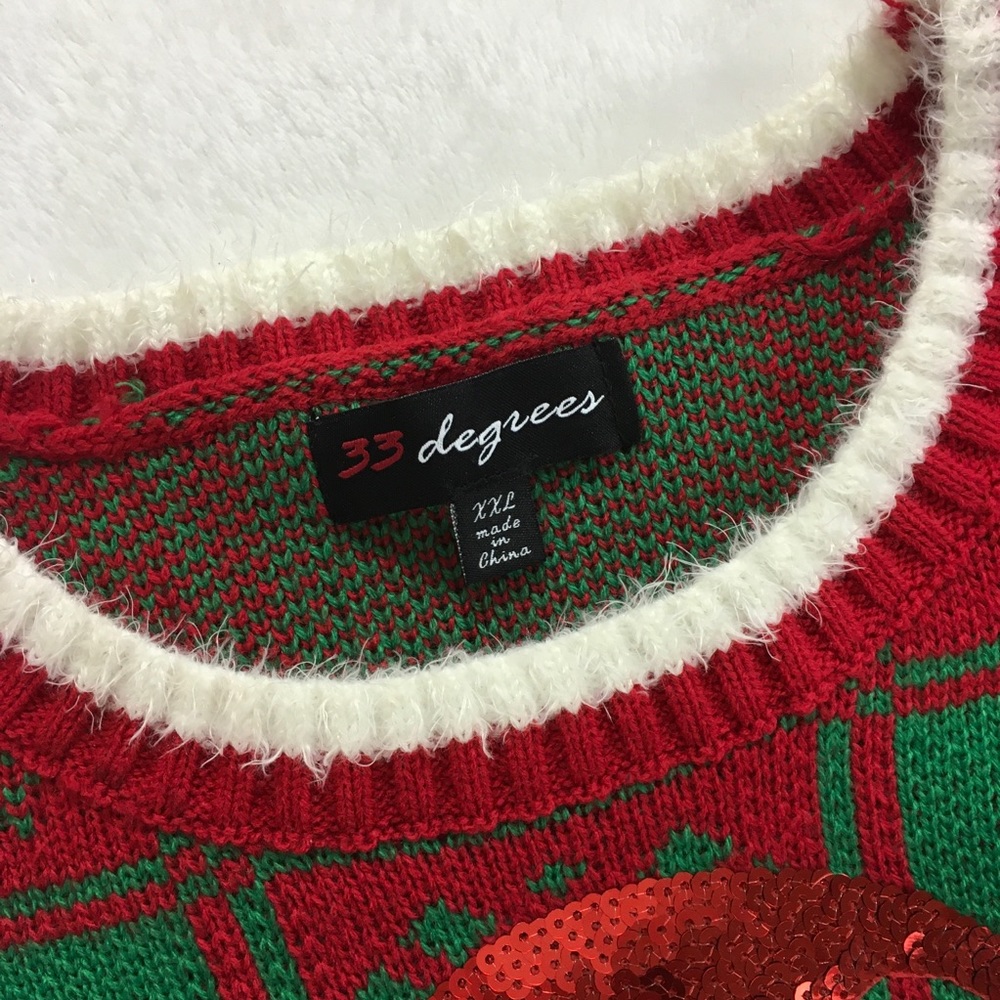 Ugly Christmas Sweater Pug Puppy Dog - Picture 3 of 6